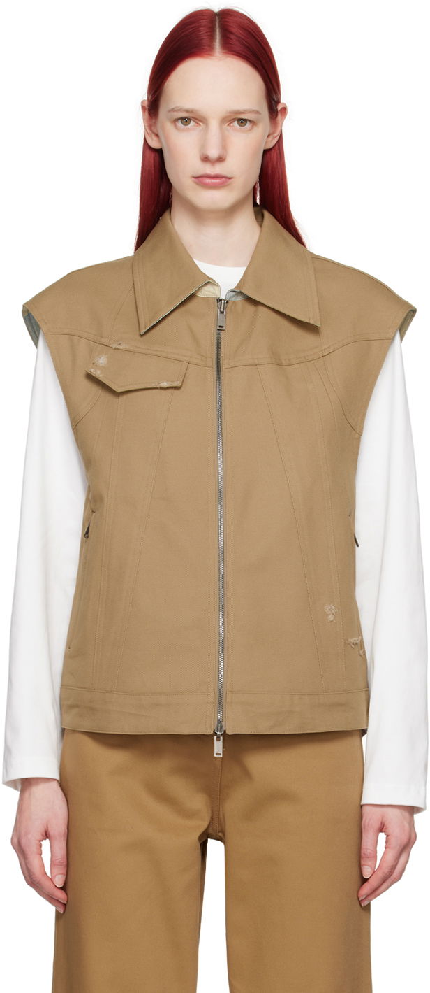 Liivi ADER ERROR Reversible Poel Vest Beige | BN01SSVE0102BG