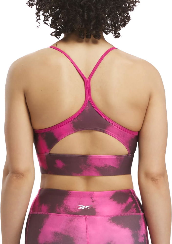 Rintaliivit Reebok Reebok Train AOP Bra Vaaleanpunainen | 100035778, 1