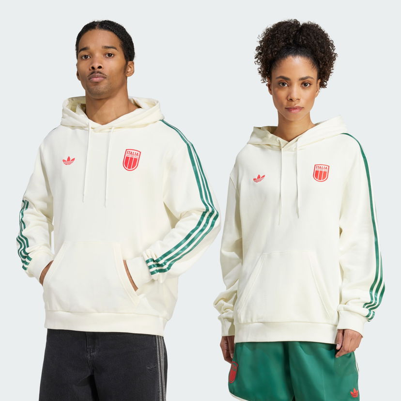 Huppari adidas Performance Italy Hoodie Valkoinen | JW9731