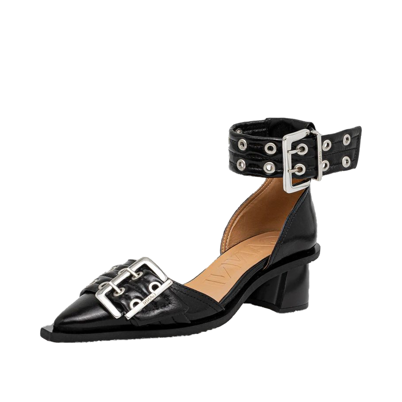 Tennarit ja kengät GANNI Buckle Open Cut Pumps Musta | S2891