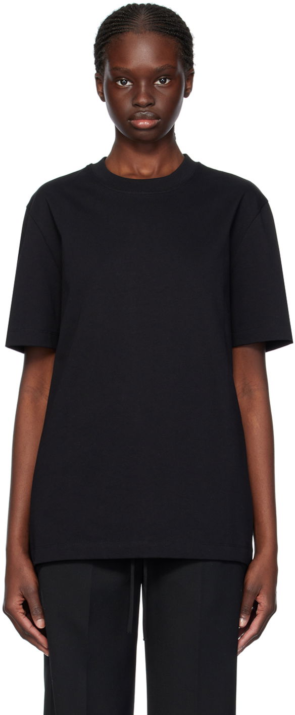 T-paita Helmut Lang Heavyweight T-Shirt Musta | O01HW503