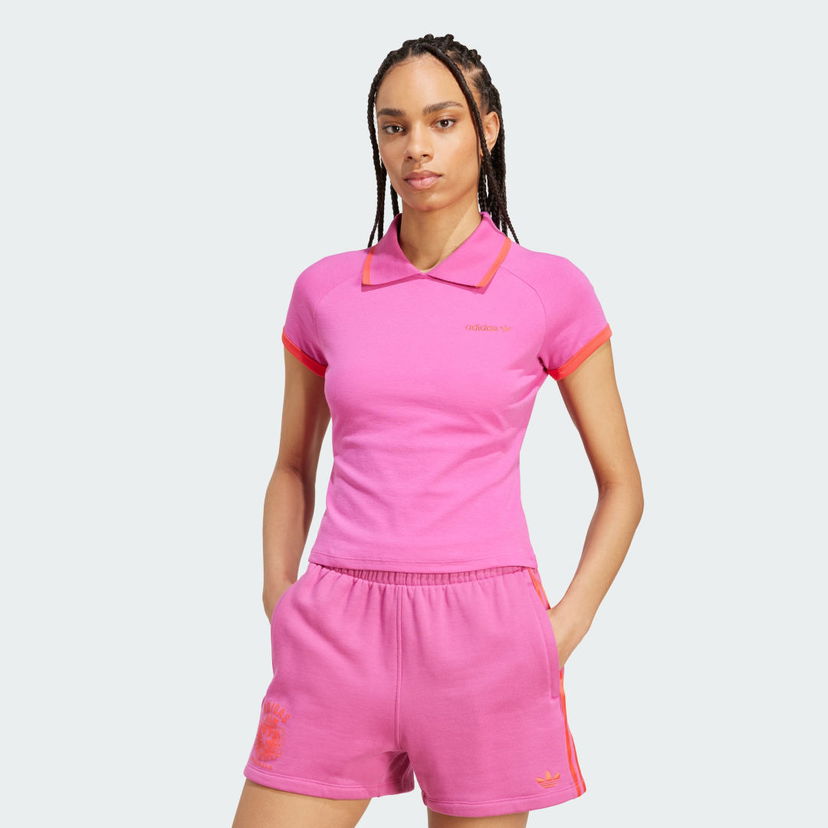 Poolopaita adidas Performance Polo Shirt Vaaleanpunainen | JY3489