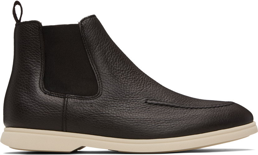 Tennarit ja kengät BOSS BOSS Leather Chelsea Boots Musta | 50548107