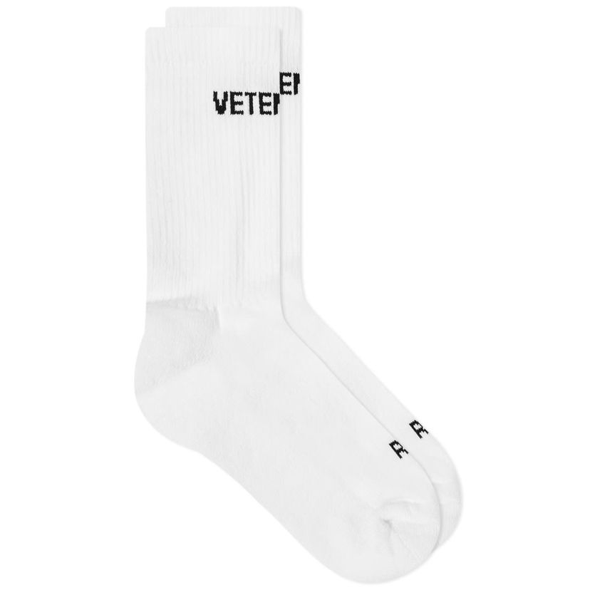 Sukat VETEMENTS Logo Socks Valkoinen | UE54SO140W