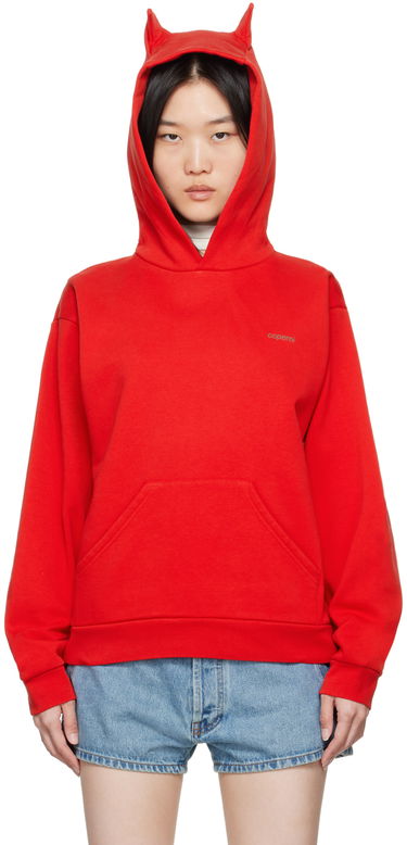 Huppari Coperni Coperni Horn Hoodie Punainen | COPJS15BIS523, 0