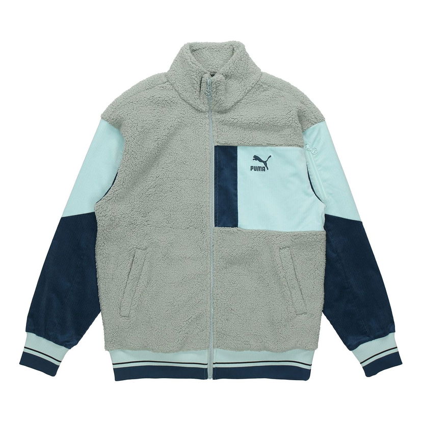 Bomber-takki Puma Retro Sherpa Jacket Vihreä | 534678-79