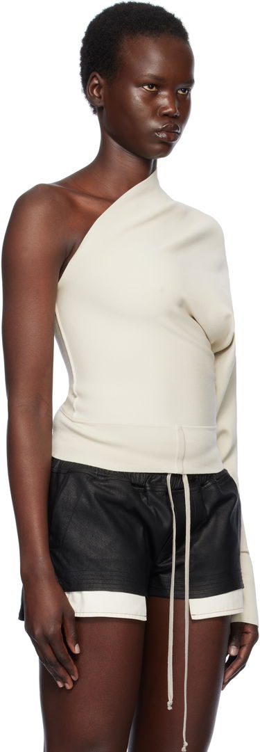 Mekko Rick Owens Rick Owens Hollywood One Shoulder Asymmetrical Top Musta | RP01E7691 KST, 4