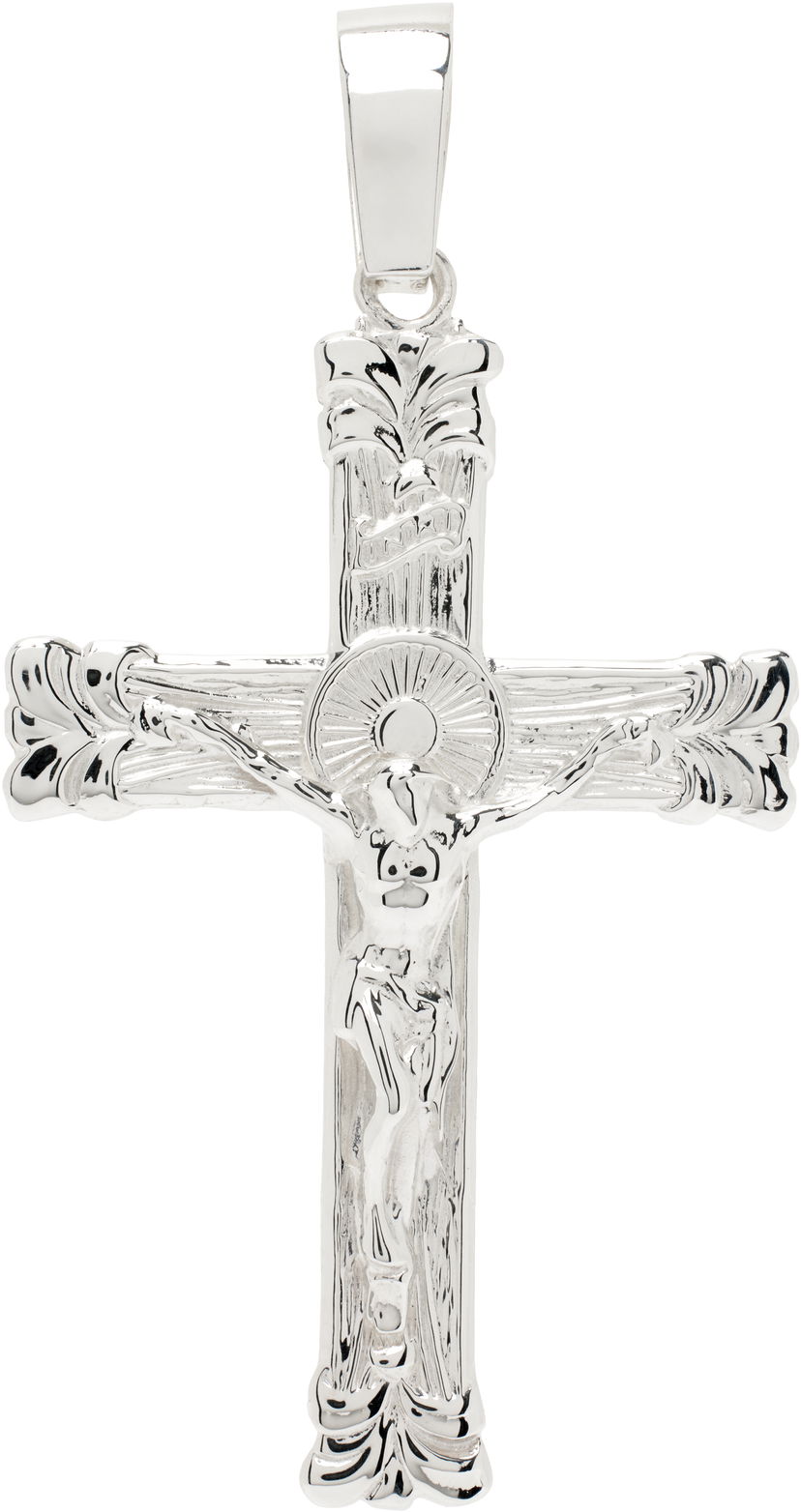 Kaulakoru MARTINE ALI Martine Ali Dezi Cross Drop Earring Metallinen | MA2370342-SS-PS24