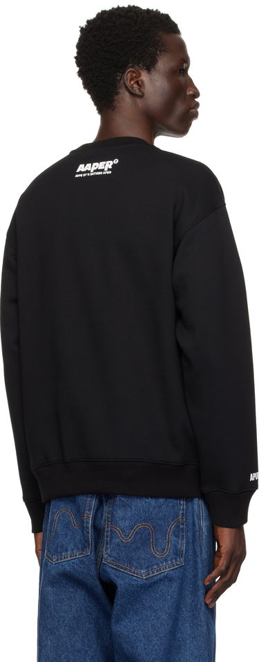 Huppari AAPE by A Bathing Ape AAPE by A Bathing Ape 'AAPER Aldo' Sweatshirt Musta | AAPSWMB377XXNBKX, 2