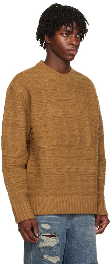 Villapaita ADER ERROR Oversized Knit Sweater Ruskea | BMADFWKT0305BG, 1