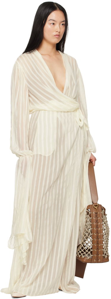 Tennarit ja kengät Stella McCartney Terra Laced Ballerina Flats Beige | 810411KP027, 4