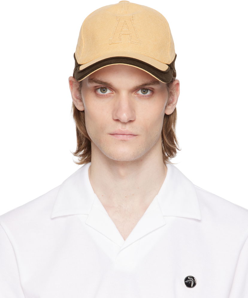 Korkki Ambush AMBUSH Canvas 'A' Patch Cap Keltainen | 12115419