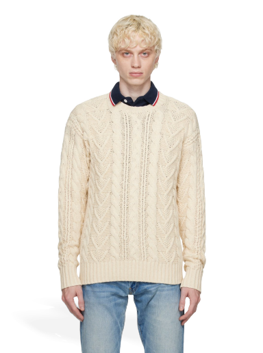 Villapaita Polo by Ralph Lauren Fisherman's Sweater Beige | 710909196001