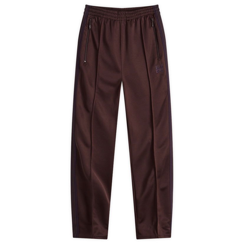 Verryttelyhousut Needles Track Pant Smooth Narrow Dark Brown Large Ruskea | PU274-B