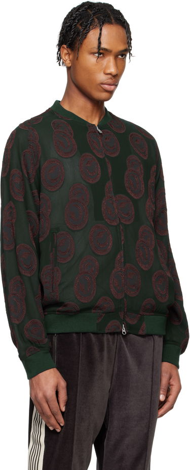 Bomber-takki Needles NEEDLES BB Print Bomber Jacket Vihreä | QV122, 1