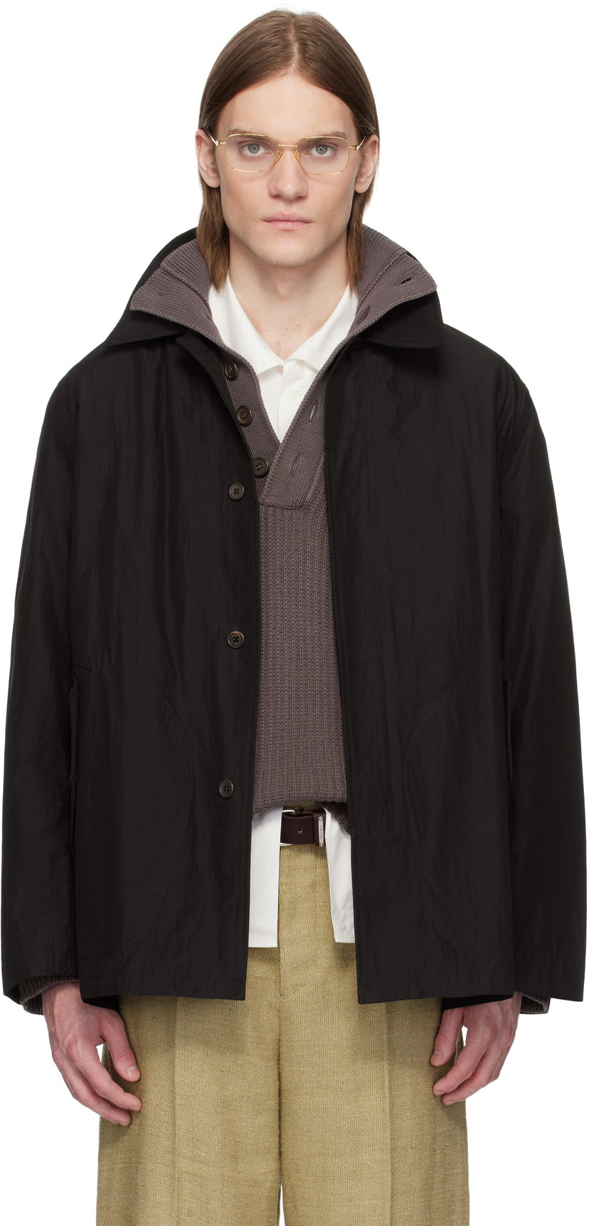 Parka OUR LEGACY Our Legacy Lead Jacket Musta | M2252LB