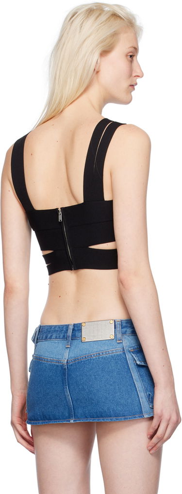 Rintaliivit Dion Lee Harness Bralette Musta | A7770PS24, 2