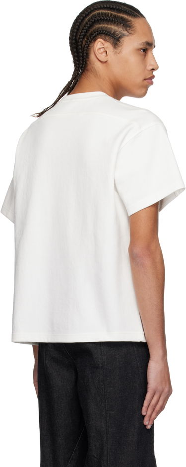 T-paita ADER ERROR ADER error 0103 Split Hem T-Shirt Valkoinen | BO01SSTS0103OW, 2