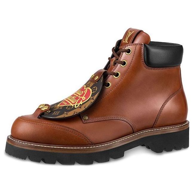 Tennarit ja kengät Louis Vuitton x Nigo Ankle Boots Ruskea | 1A9ID0
