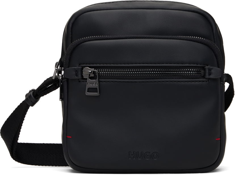 Olkalaukku BOSS HUGO Reporter Faux-Leather Bag Musta | 50535705