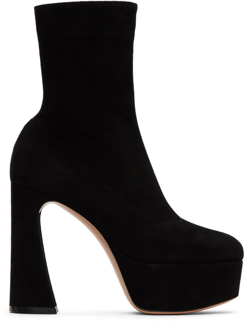 Tennarit ja kengät Gianvito Rossi Suede Platform Ankle Boots Musta | G73174.70RIC.CAM