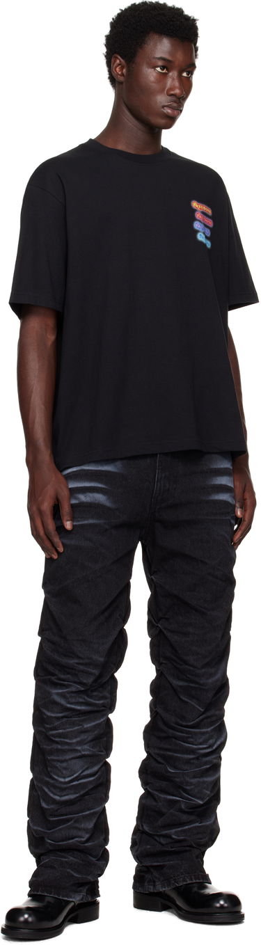Jeans We11done We11done Textured Fold Jeans Musta | WD-DP2-25-356-M-BK, 3
