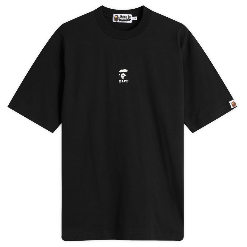 T-paita BAPE Ape Face Shrunk T-Shirt Musta | 001CSL801309M-BLK