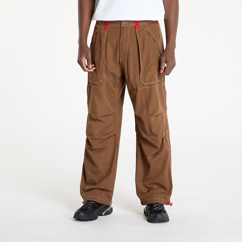 Cargo housut Pleasures PLEASURES Public Utility Pants Ruskea | P24W011 BROWN