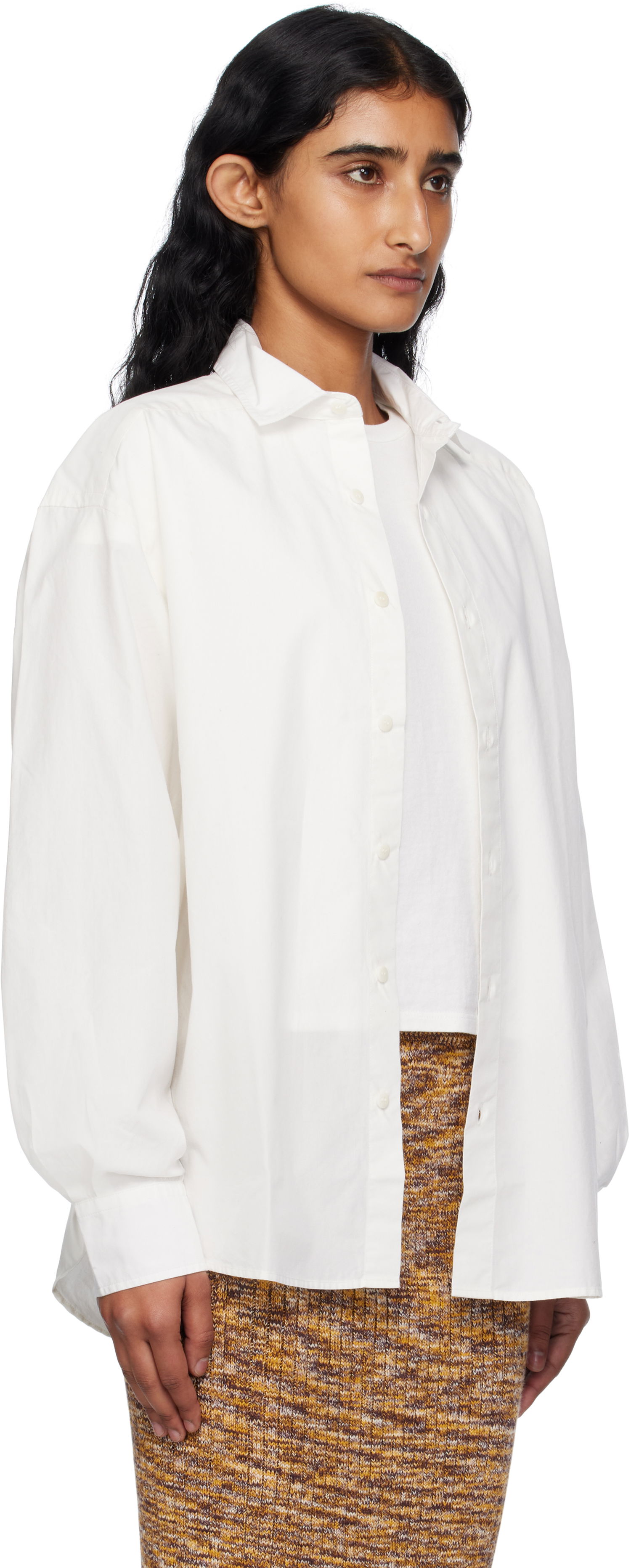 Paita Baserange Baserange Claude Button-Down Shirt Valkoinen | SHCL-PO-000, 1
