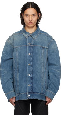Rick Owens DRKSHDW Hollywood Jumbo Worker Denim Jacket