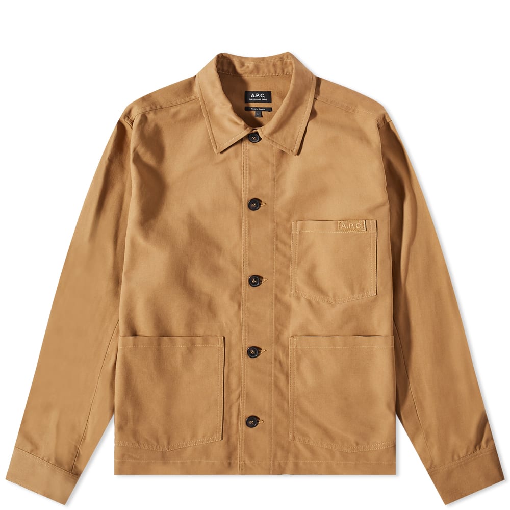 Takki A.P.C. Chico Logo Chore Jacket Beige | COGBJ-H02800-CAF, 0