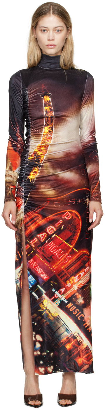 Mekko Jean Paul Gaultier Gaultier 'The Velvet Pigalle' Maxi Dress Monivärinen | 24/30-F-RO257-J554-00301550