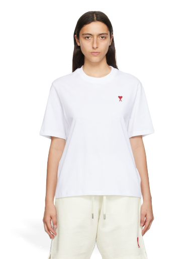 T-paita AMI T-Shirt Valkoinen | BFUTS005.726