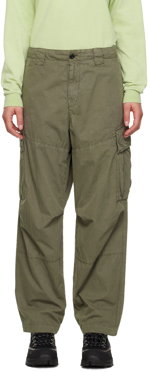 Housut C.P. Company Patch Pocket Trousers Vihreä | 13CMPA135A-006407G, 0