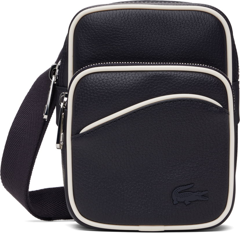 Olkalaukku Lacoste Lacoste Small Angy Crossbody Bag Tummansininen | NH4563GY_K46