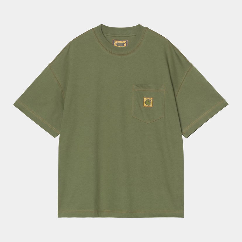 T-paita Carhartt WIP Nicholas Daley Logo T-Shirt Vihreä | I035275_9