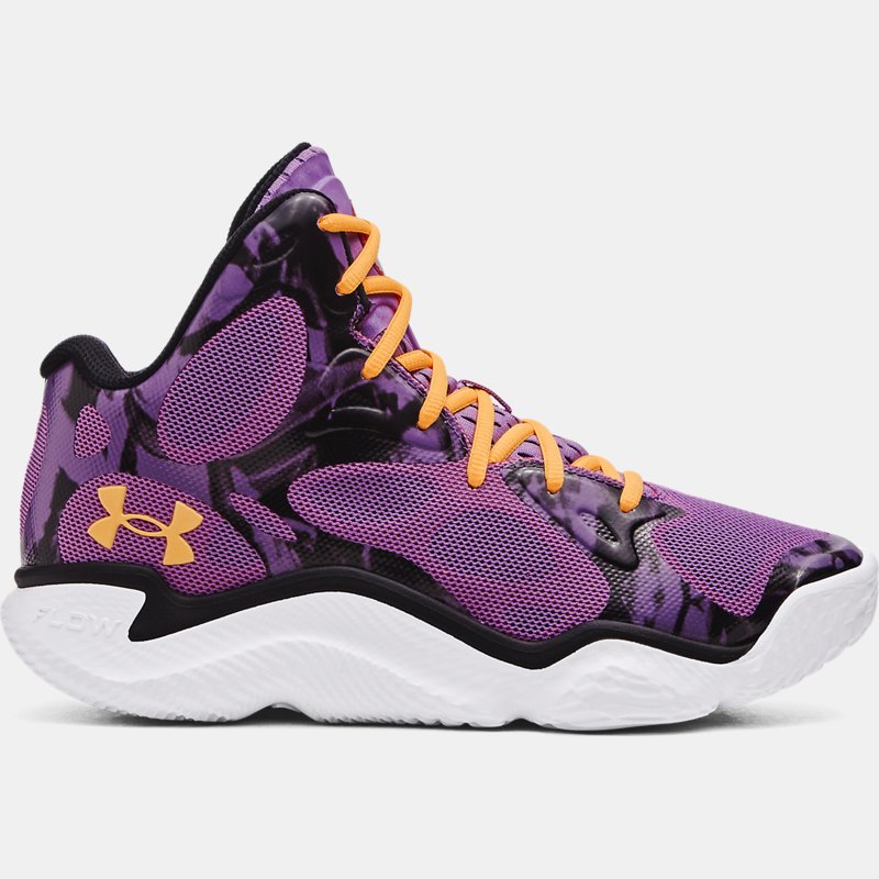 Koripallo Under Armour Unisex Curry Spawn FloTro Basketballschuhe Provence Violetti | 3027372-500