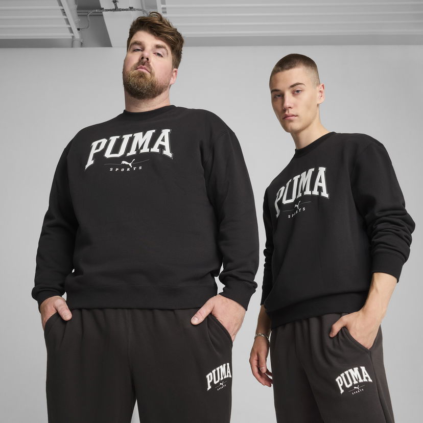 Huppari Puma SQUAD Men's Crewneck Sweatshirt Musta | 681794_01
