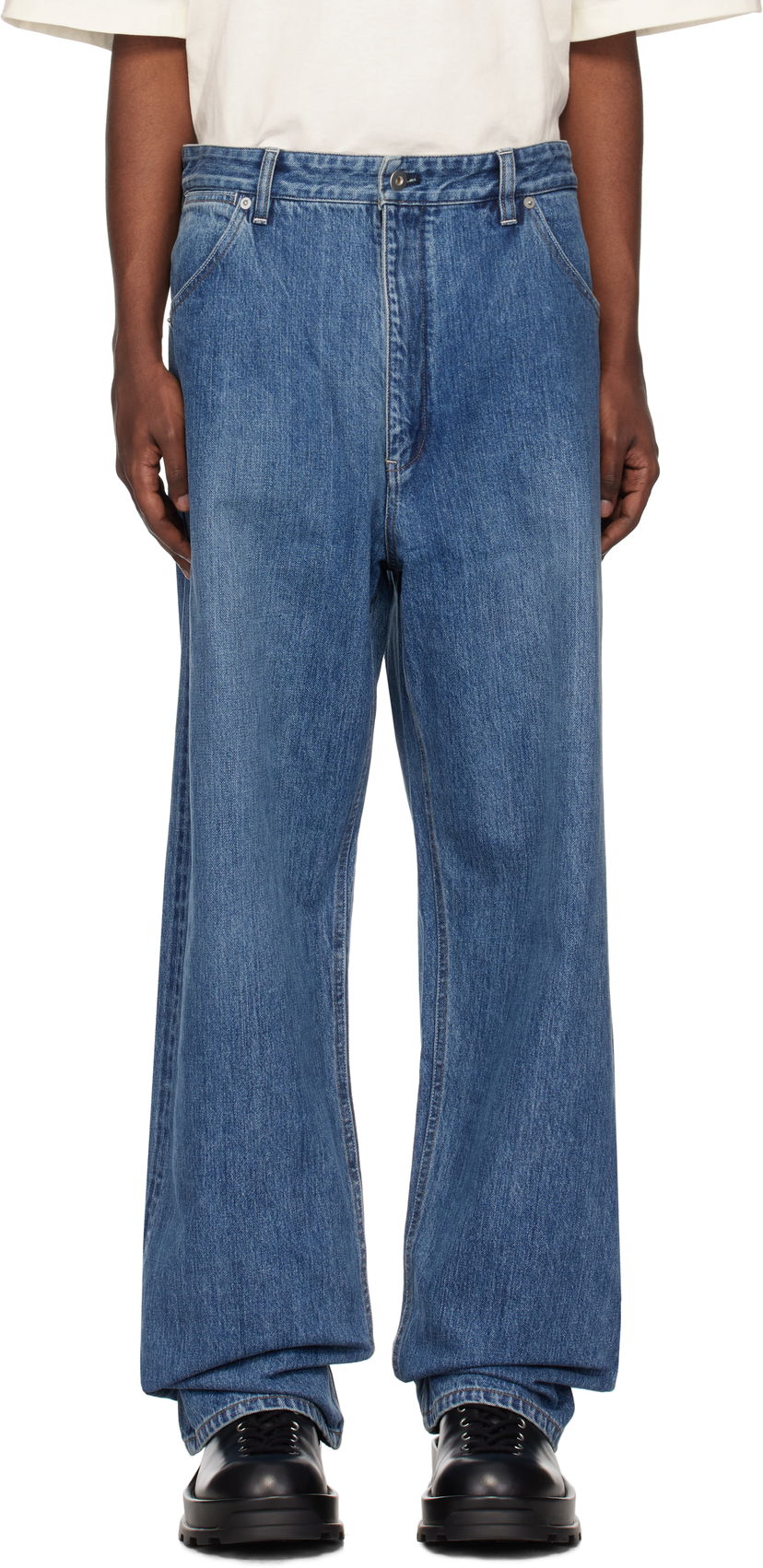 Jeans Jil Sander Belted Jeans Sininen | J47KA0249_J45259