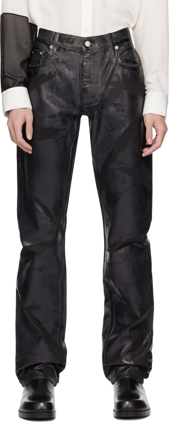 Jeans Helmut Lang Helmut Lang Foiled Jeans Musta | O01DM206