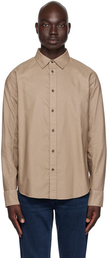 Paita rag & bone Rag & Bone Engineered Fit Shirt Beige | MBW23HA455XXML, 0