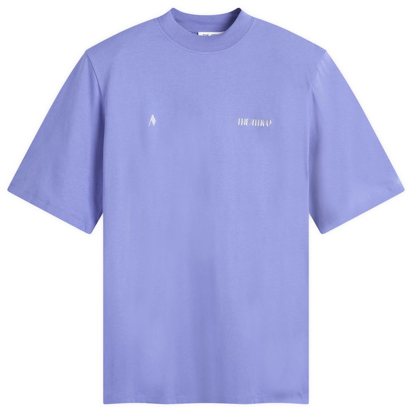 T-paita The Attico The Attico Kilie Oversized Logo T-Shirt, Size 42 Violetti | 241WCT173