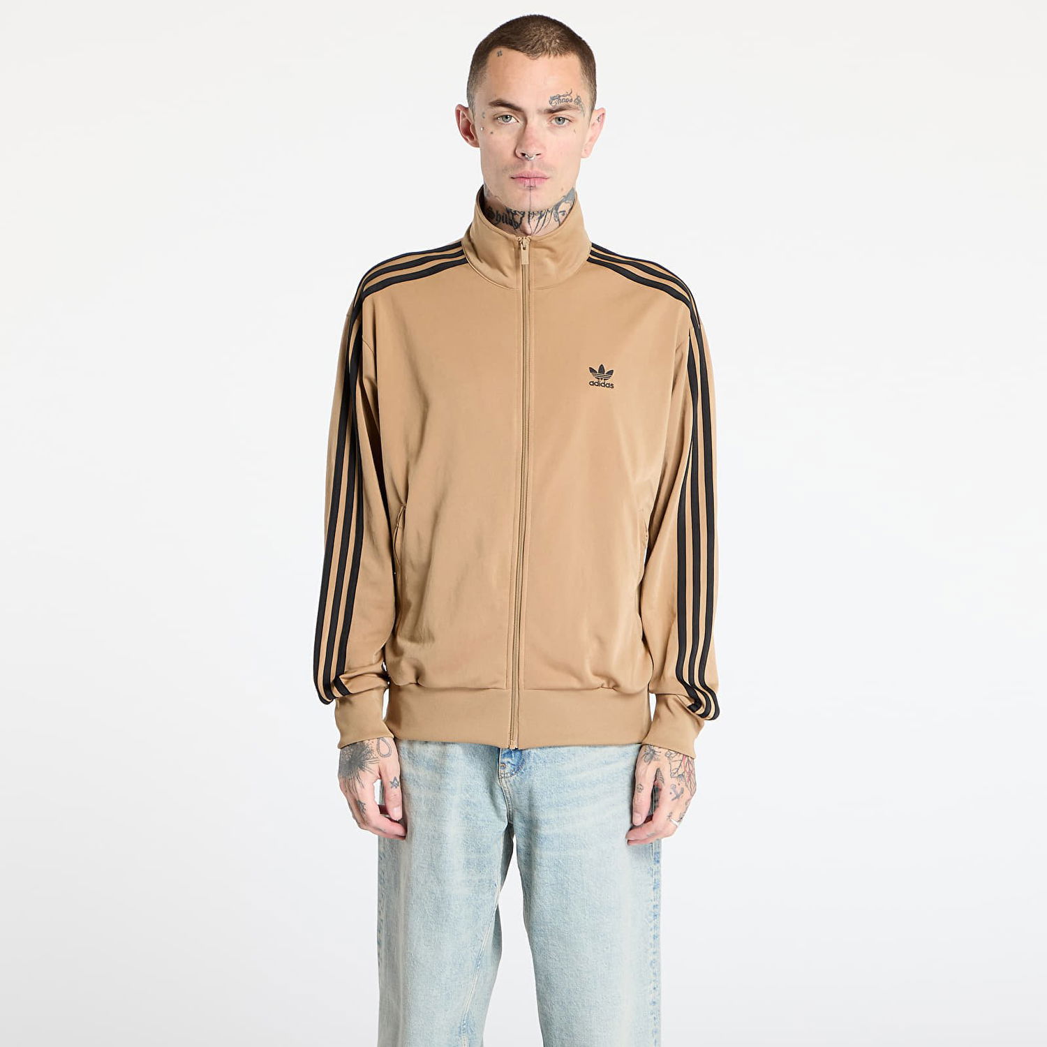 Verryttelypuku adidas Originals Adicolor Classics Firebird Track Top Ruskea | JY6366, 0