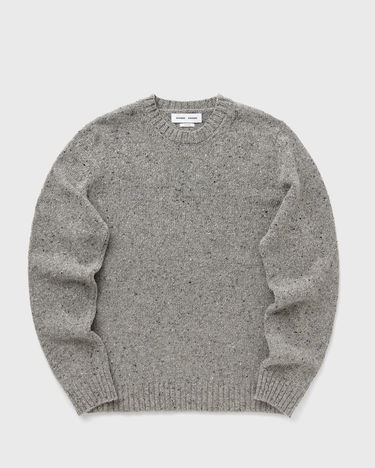 Villapaita Samsoe Samsoe SANATANIEL Flecked Knit Sweater Harmaa | M25300040-GREY-MEL, 0