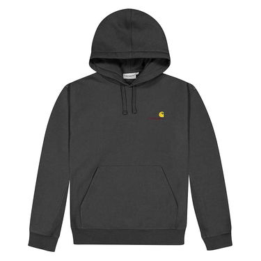 Huppari Carhartt WIP Hooded American Script Sweat Musta | I028279-blk, 1