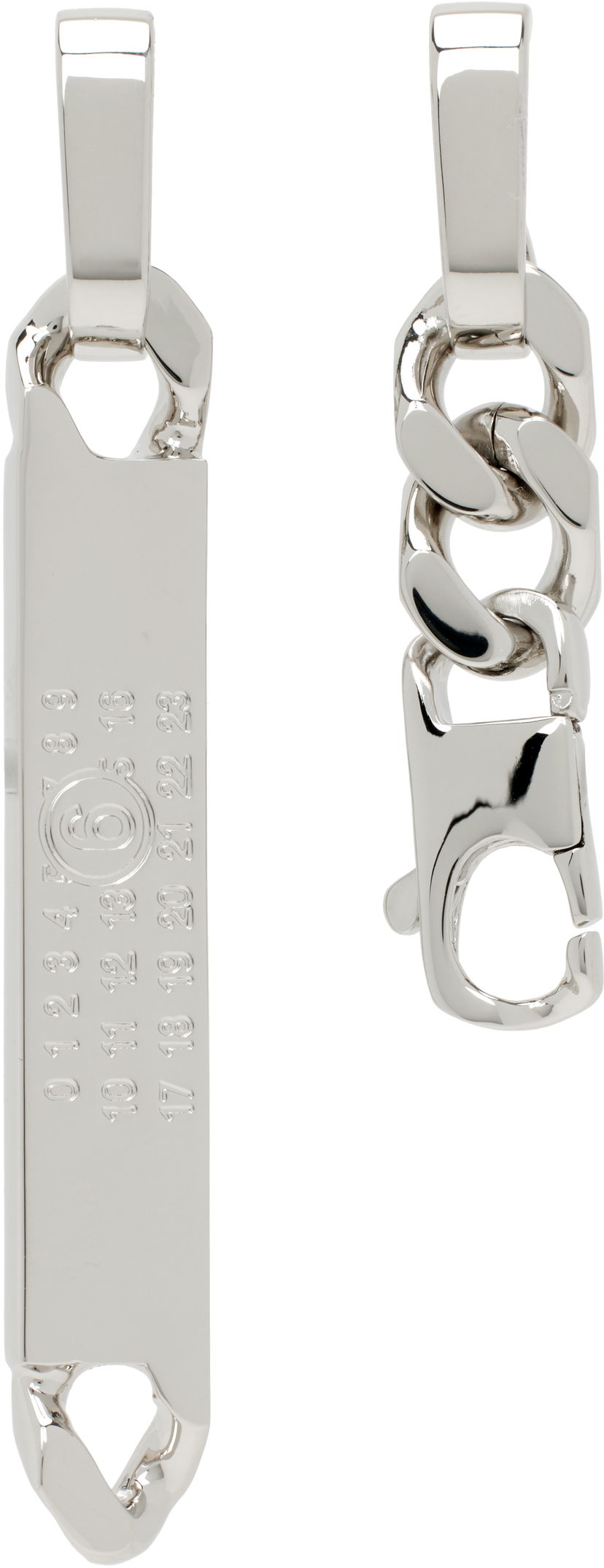 Avaimenperät Maison Margiela MM6 Maison Margiela Chain Drop Earrings Metallinen | SM6VG0099 P8371