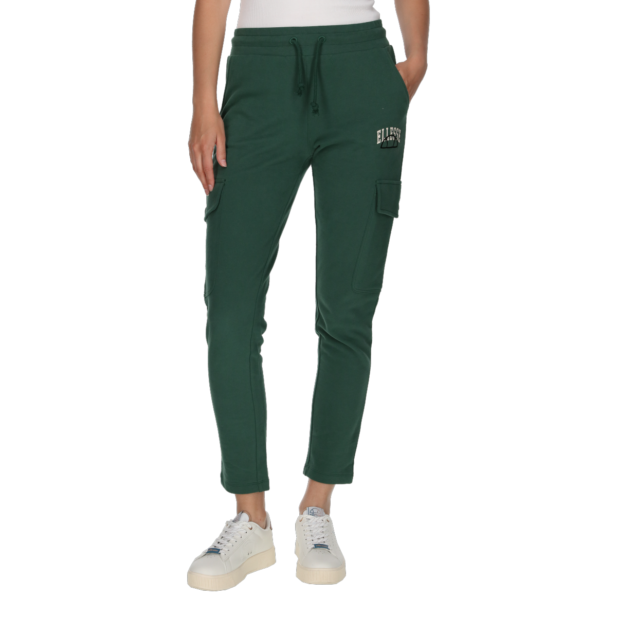 Verryttelyhousut Ellesse Cargo Joggers with Drawstring Waist Vihreä | ELA233F101-61, 0