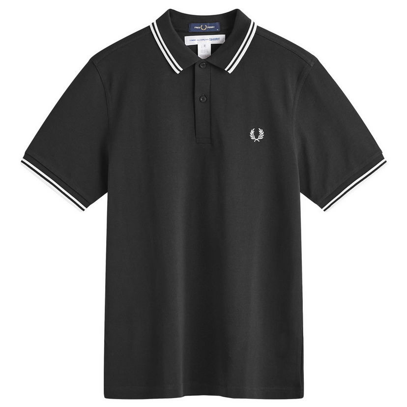 Poolopaita Comme des Garçons Back Print Polo Black Musta | FN-T502-1