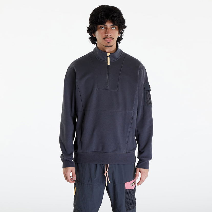 Huppari Columbia Painted Peak Fleece 1/4 Zip Sweatshirt Shark Tummansininen | 2074521011