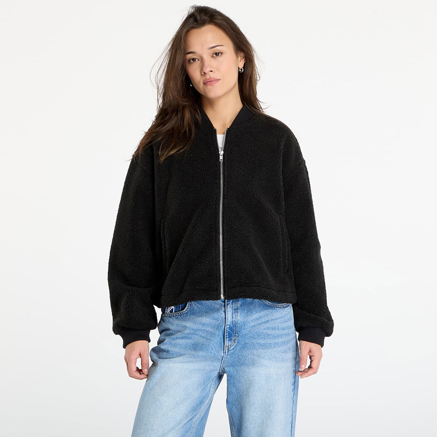 Bomber-takki Urban Classics Structured Bomber Jacket Musta | TB8108-00007, 0
